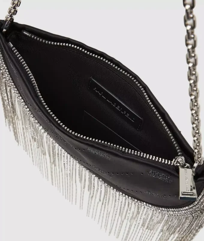 Borsa a tracolla con strass K/Soiree
