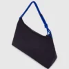 Borsa a tracolla grande in nylon con cordino