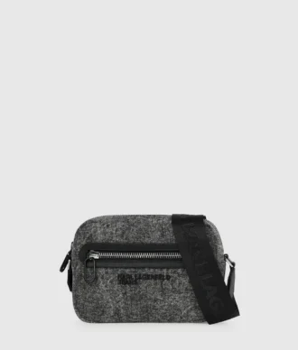 Borsa a tracolla in denim lavato