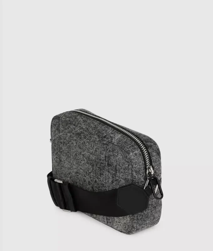 Borsa a tracolla in denim lavato Borsa a tracolla in denim lavato