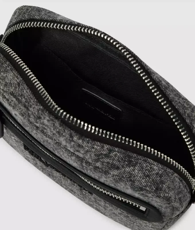 Borsa a tracolla in denim lavato Borsa a tracolla in denim lavato
