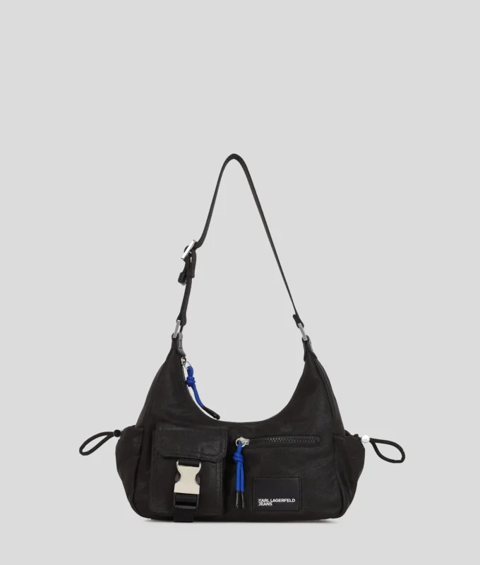 BORSA A TRACOLLA IN DENIM RIVESTITO BORSA A TRACOLLA IN DENIM RIVESTITO