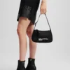 Borsa a tracolla in nylon con logo Borsa a tracolla in nylon con logo