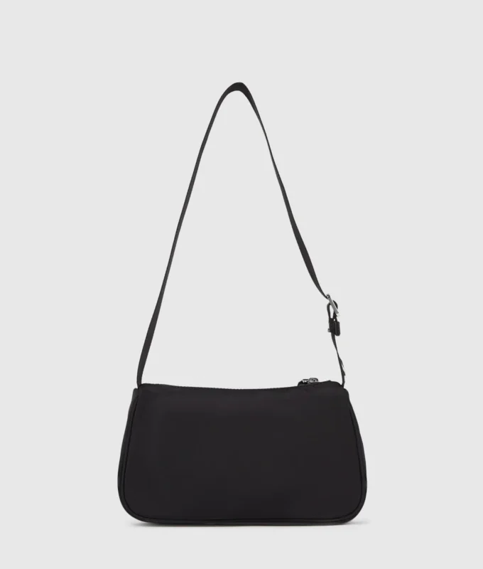 Borsa a tracolla in nylon con logo Borsa a tracolla in nylon con logo