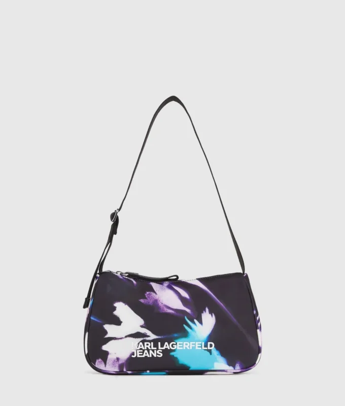 BORSA A TRACOLLA IN NYLON FLOREALE BORSA A TRACOLLA IN NYLON FLOREALE
