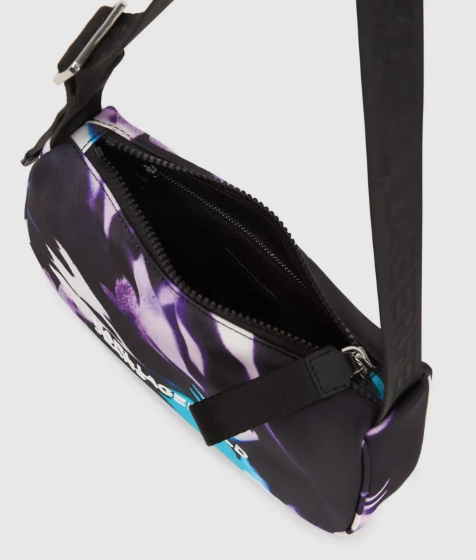 BORSA A TRACOLLA IN NYLON FLOREALE BORSA A TRACOLLA IN NYLON FLOREALE