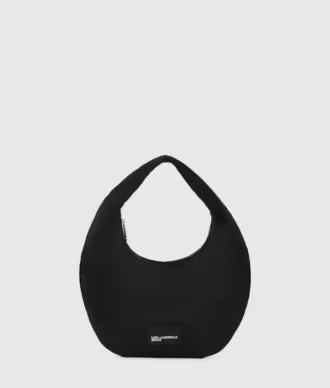 Borsa a tracolla in nylon lucido