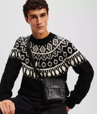 BORSA A TRACOLLA IN PELLE K/LOOM