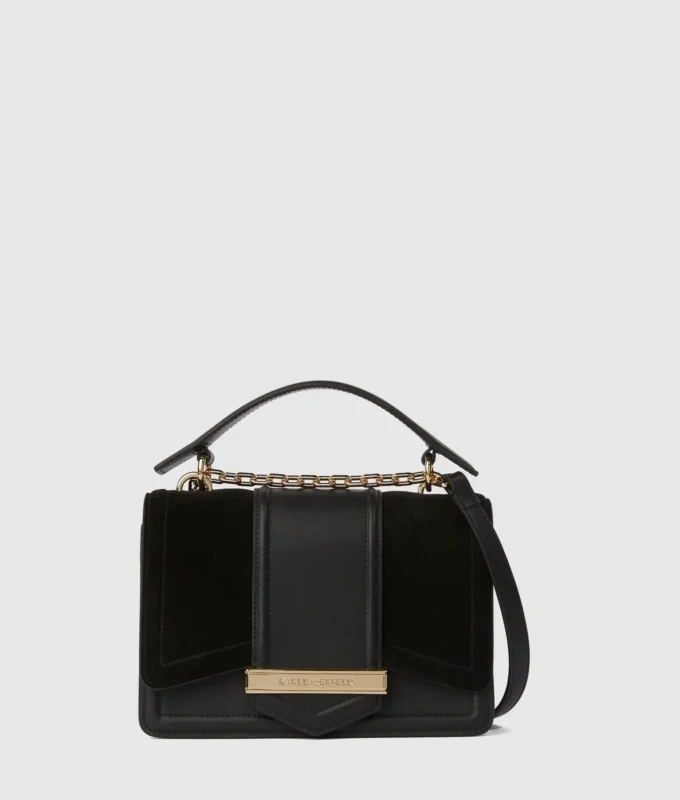 Borsa a tracolla in pelle scamosciata K/Nova