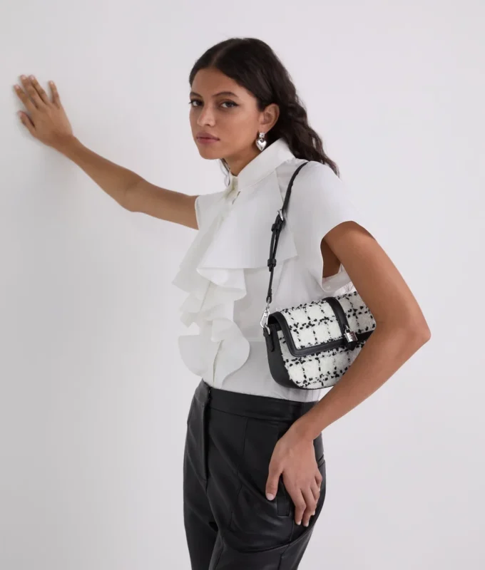 BORSA A TRACOLLA K/AUTOGRAPH PADLOCK BOUCLÉ BORSA A TRACOLLA K/AUTOGRAPH PADLOCK BOUCLÉ