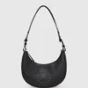 Borsa a tracolla K/Circle con borchie a forma di luna