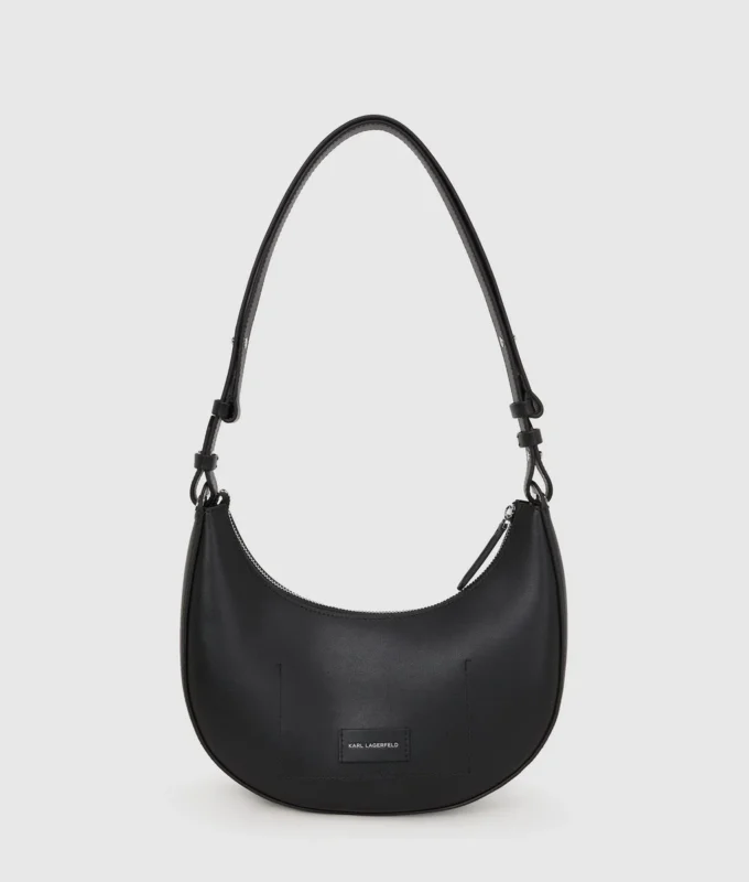Borsa a tracolla K/Circle con borchie a forma di luna