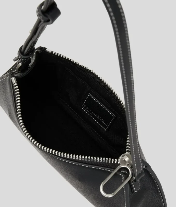 BORSA A TRACOLLA PICCOLA CON LOGO IN METALLO BORSA A TRACOLLA PICCOLA CON LOGO IN METALLO