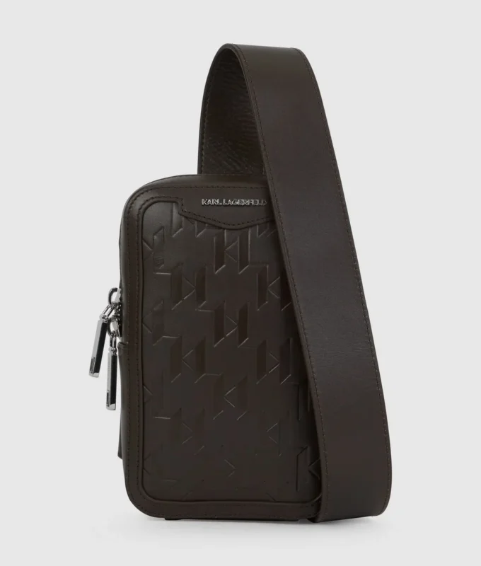 BORSA A TRACOLLA PICCOLA IN PELLE K/LOOM