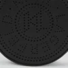 BORSA A TRACOLLA ROTONDA CON LOGO IN RILIEVO K/CIRCLE