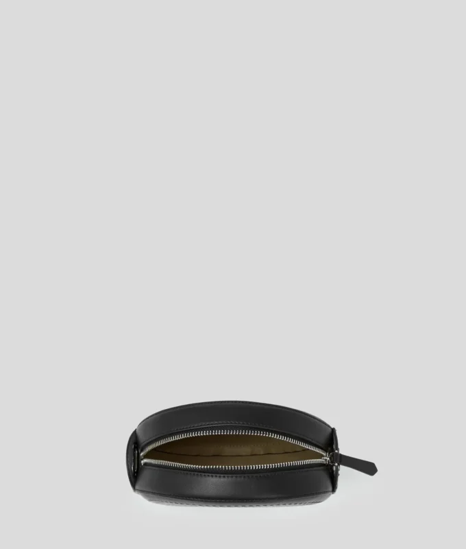 BORSA A TRACOLLA ROTONDA CON LOGO IN RILIEVO K/CIRCLE
