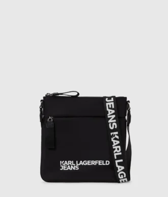 Borsa a tracolla slim con logo