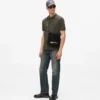 Borsa a tracolla slim con logo