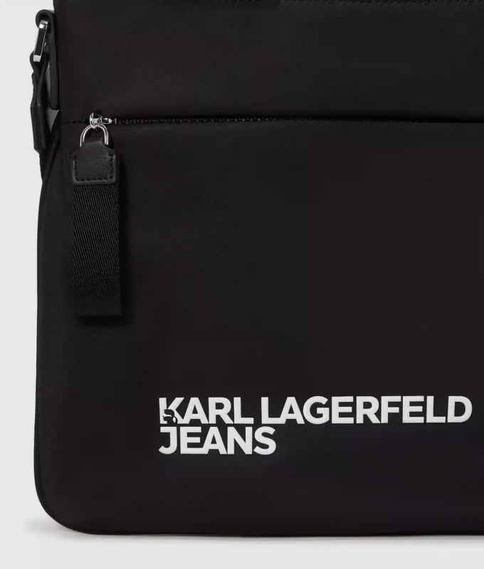 Borsa a tracolla slim con logo