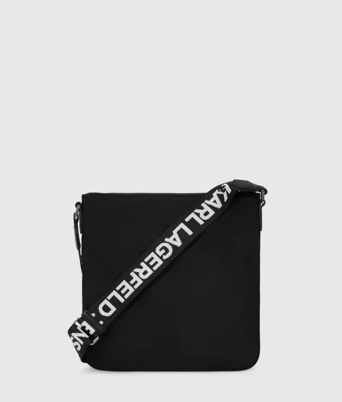 Borsa a tracolla slim con logo