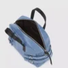 Borsa bowling in denim con fibbia Borsa bowling in denim con fibbia