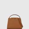 Borsa con manico superiore in pelle scamosciata K/Signature Borsa con manico superiore in pelle scamosciata K/Signature