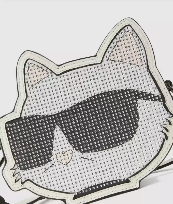 Borsa con strass Choupette da bambina Borsa con strass Choupette da bambina