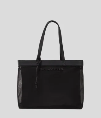 BORSA DA SPIAGGIA IN MAGLIA CON LOGO