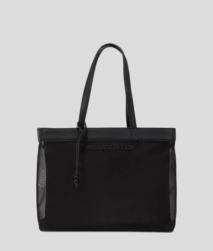 BORSA DA SPIAGGIA IN MAGLIA CON LOGO BORSA DA SPIAGGIA IN MAGLIA CON LOGO