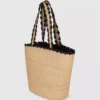 Borsa da spiaggia K/Signature con bordi smerlati Borsa da spiaggia K/Signature con bordi smerlati