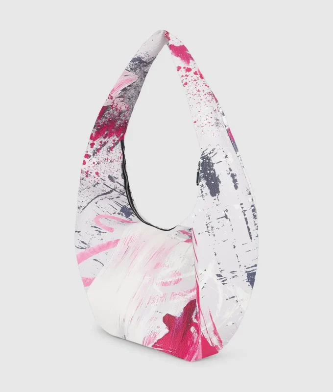 Borsa hobo con stampa grande di pittori Borsa hobo con stampa grande di pittori