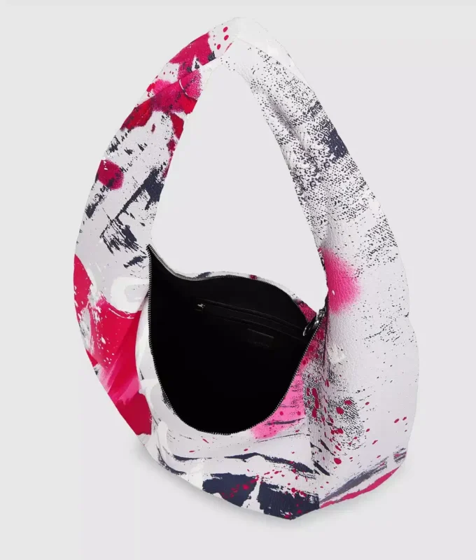 Borsa hobo con stampa grande di pittori Borsa hobo con stampa grande di pittori