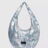 Borsa hobo grande in denim lucido Borsa hobo grande in denim lucido