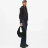 Borsa hobo in nylon lucido Borsa hobo in nylon lucido