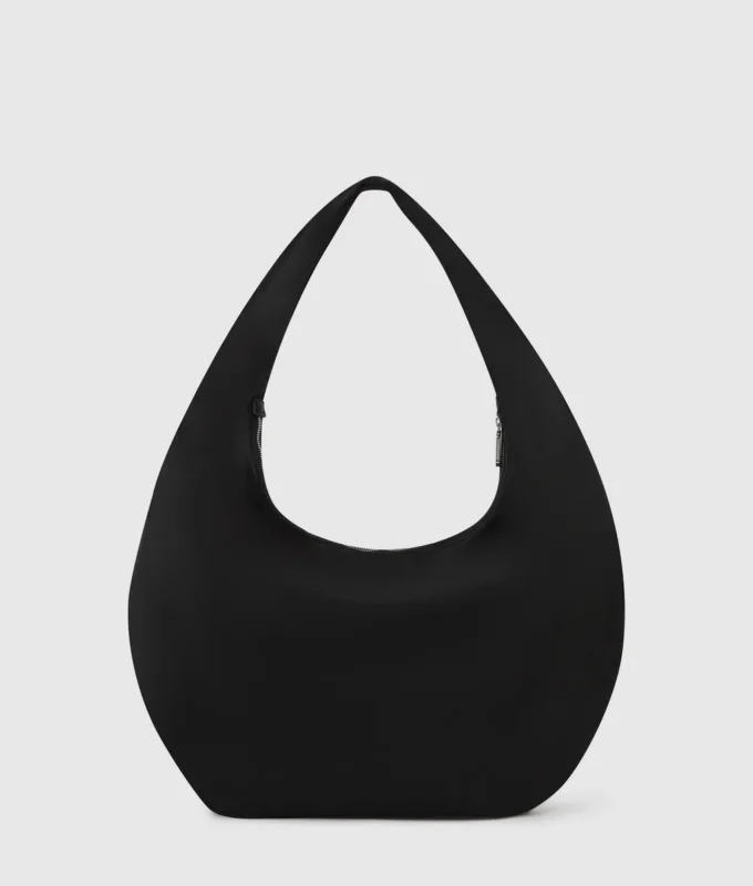 Borsa hobo in nylon lucido Borsa hobo in nylon lucido