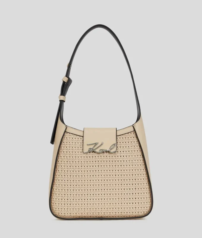 BORSA HOBO INTRECCIATA K/SIGNATURE BORSA HOBO INTRECCIATA K/SIGNATURE