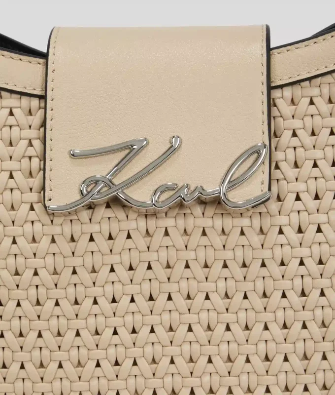 BORSA HOBO INTRECCIATA K/SIGNATURE BORSA HOBO INTRECCIATA K/SIGNATURE