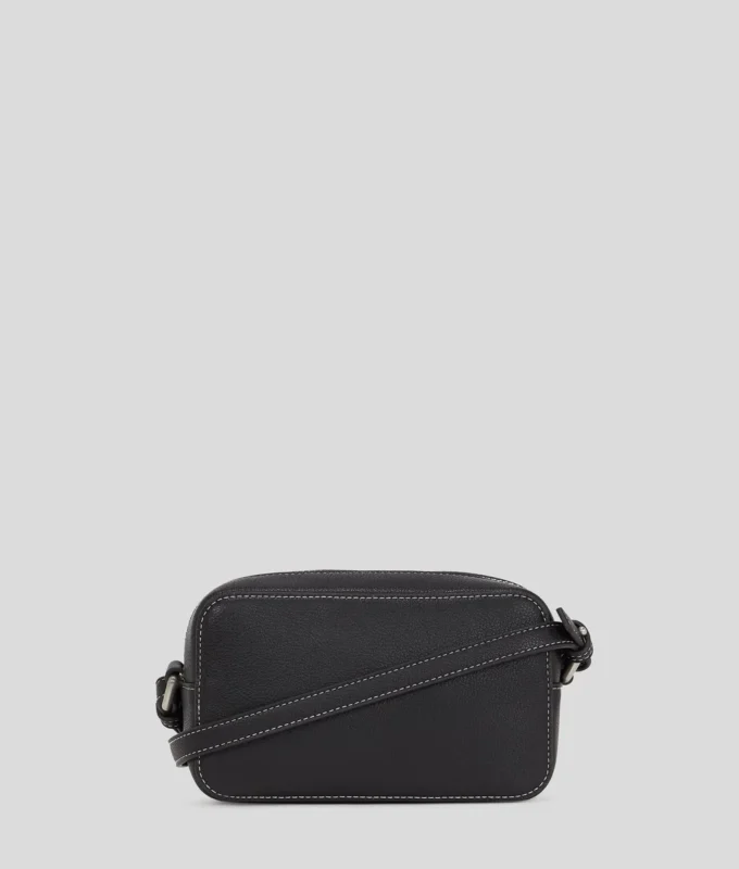BORSA PER FOTOCAMERA CON LOGO IN METALLO BORSA PER FOTOCAMERA CON LOGO IN METALLO