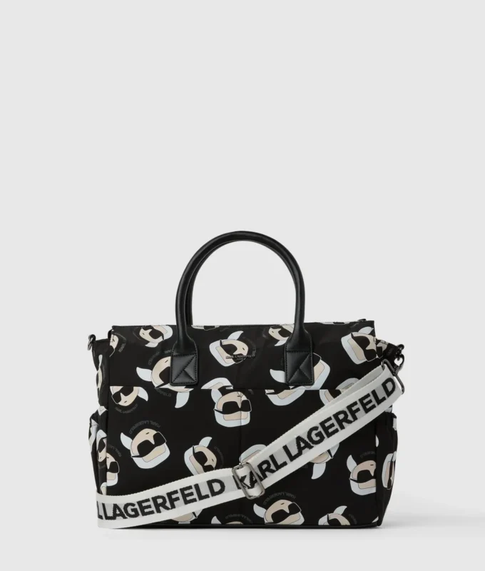 Borsa per pannolini Baby Ikon con stampa all-over Borsa per pannolini Baby Ikon con stampa all-over