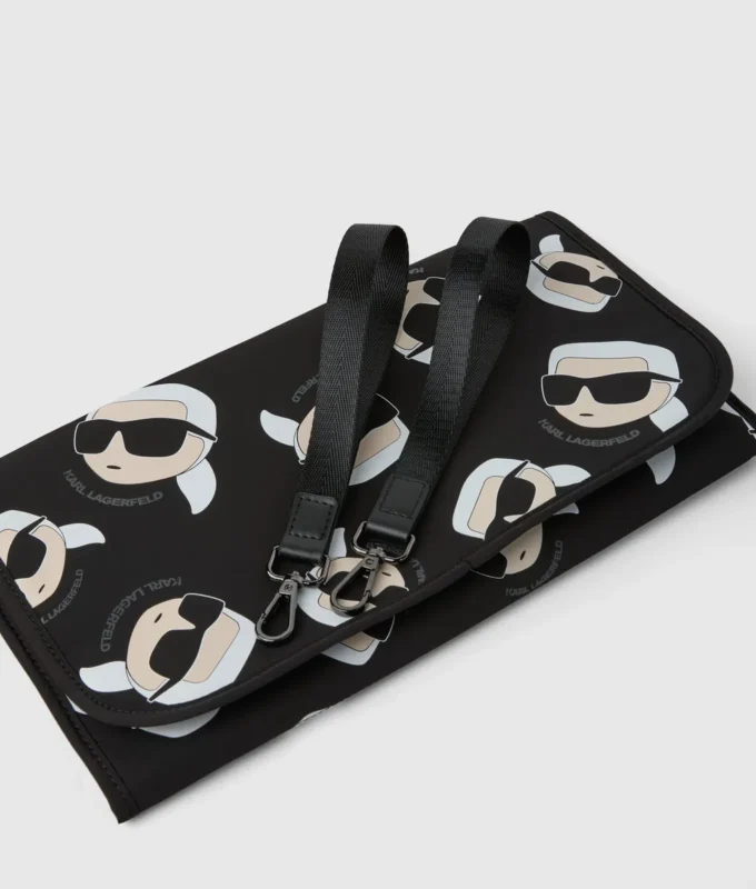 Borsa per pannolini Baby Ikon con stampa all-over Borsa per pannolini Baby Ikon con stampa all-over