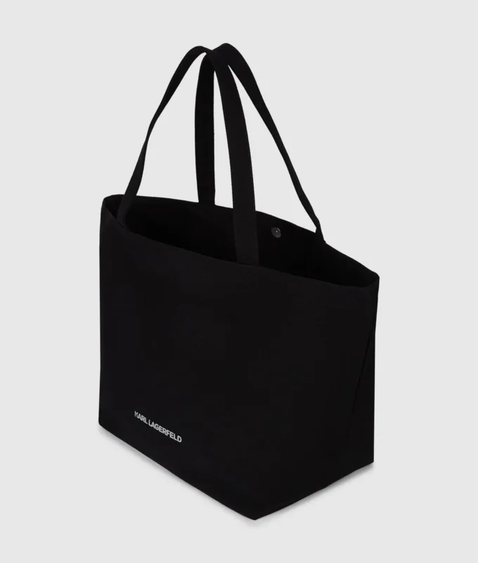 Borsa shopper con logo in strass Borsa shopper con logo in strass