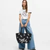 Borsa shopper con stampa Ikon Choupette Borsa shopper con stampa Ikon Choupette