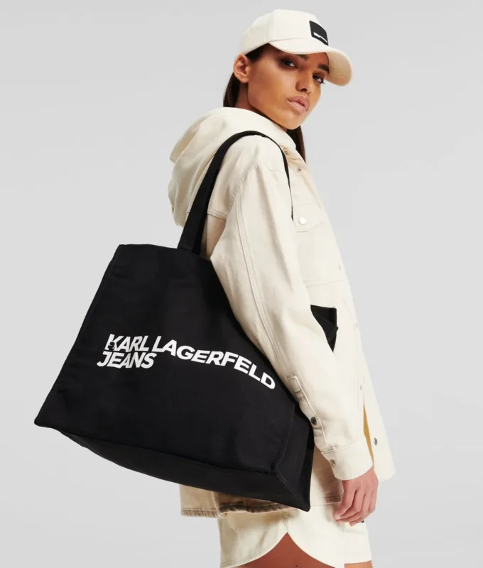 BORSA SHOPPER IN TELA CON LOGO BORSA SHOPPER IN TELA CON LOGO