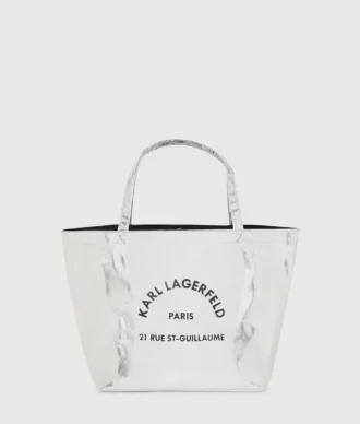 Borsa shopper metallizzata Rue St-Guillaume