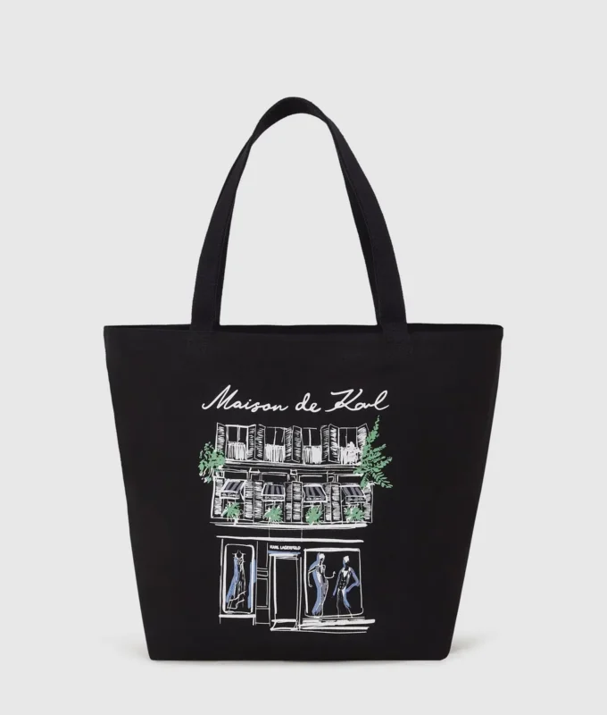 Borsa shopper reversibile Maison de Karl