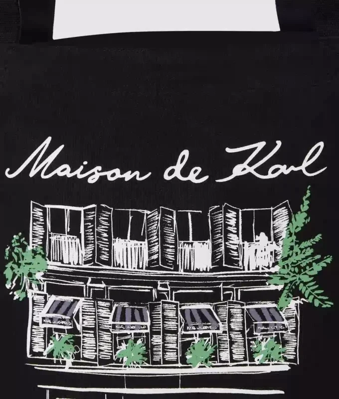 Borsa shopper reversibile Maison de Karl
