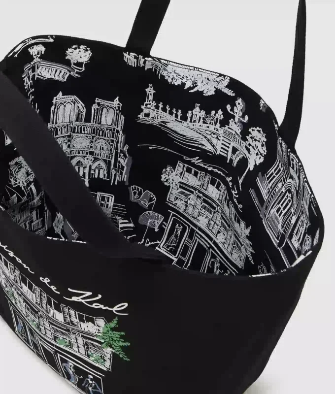 Borsa shopper reversibile Maison de Karl