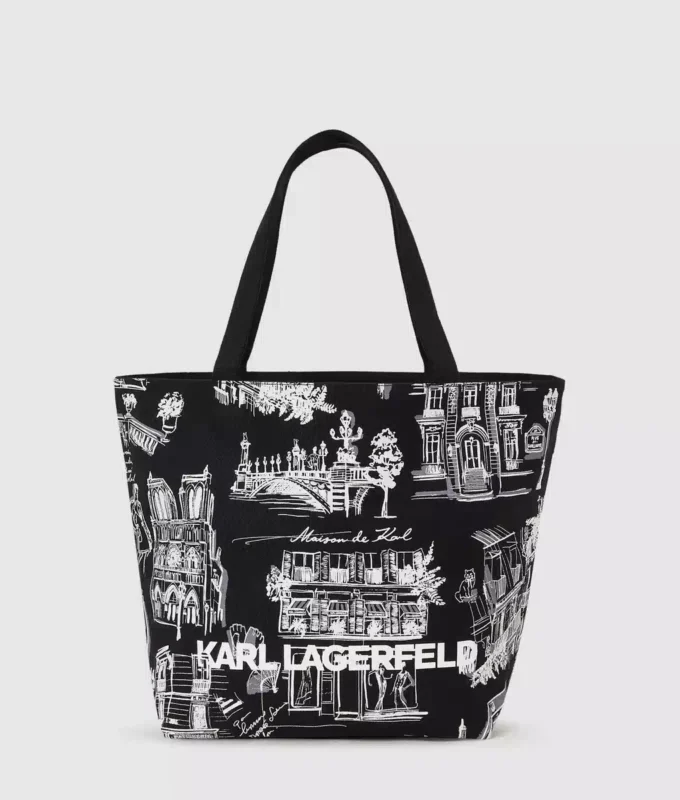 Borsa shopper reversibile Maison de Karl