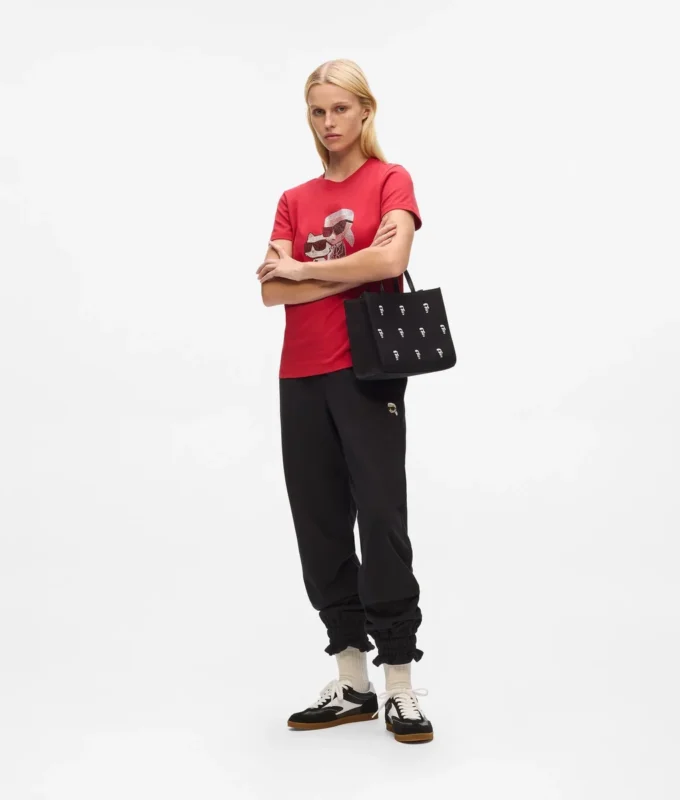 Borsa tote con stampa total look Ikon Borsa tote con stampa total look Ikon