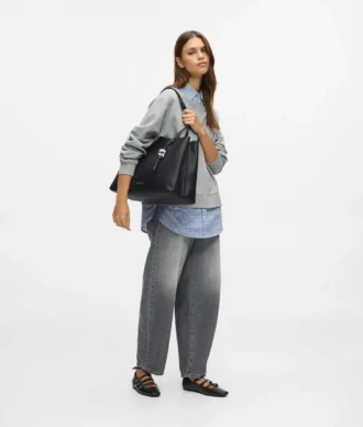 Borsa tote grande liscia Ikon